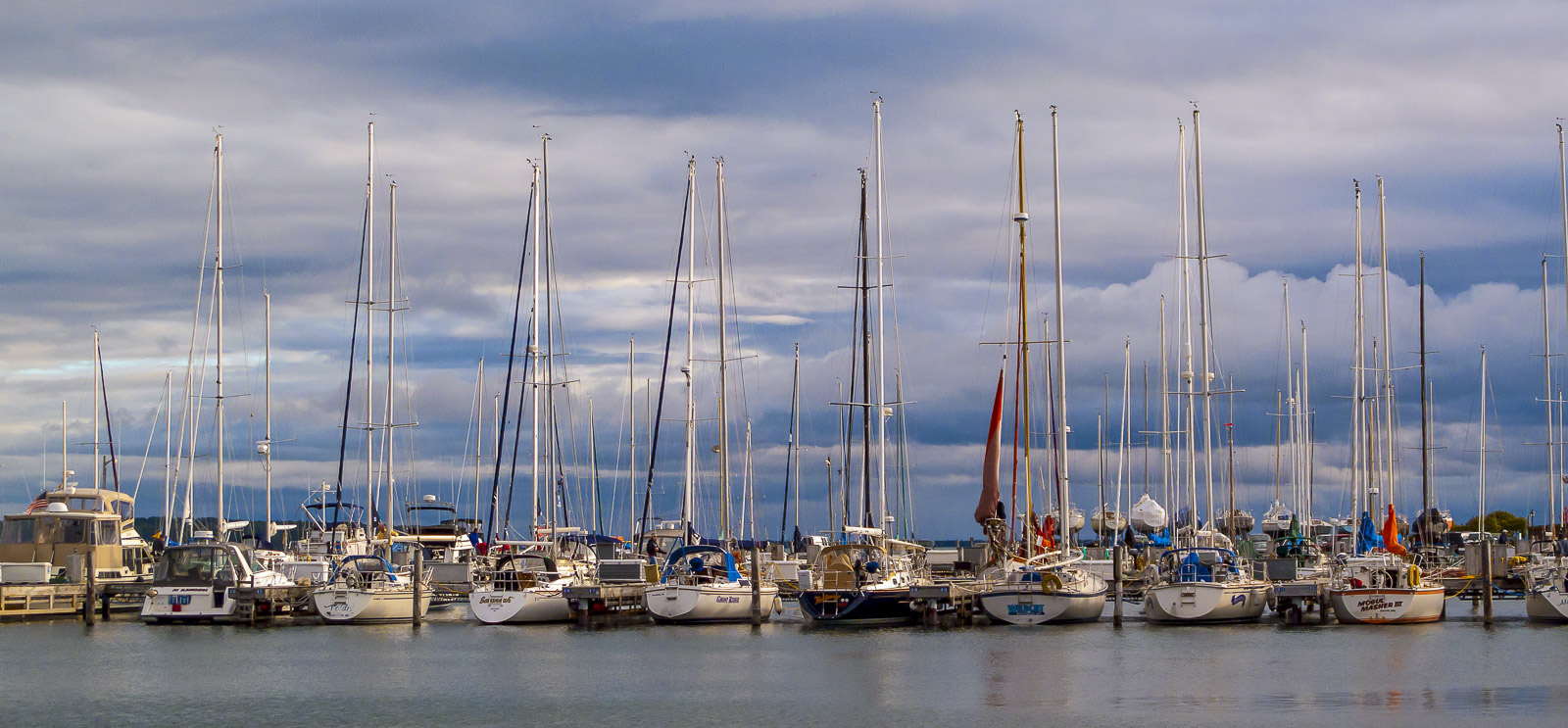 Boats in Bayfield Marina